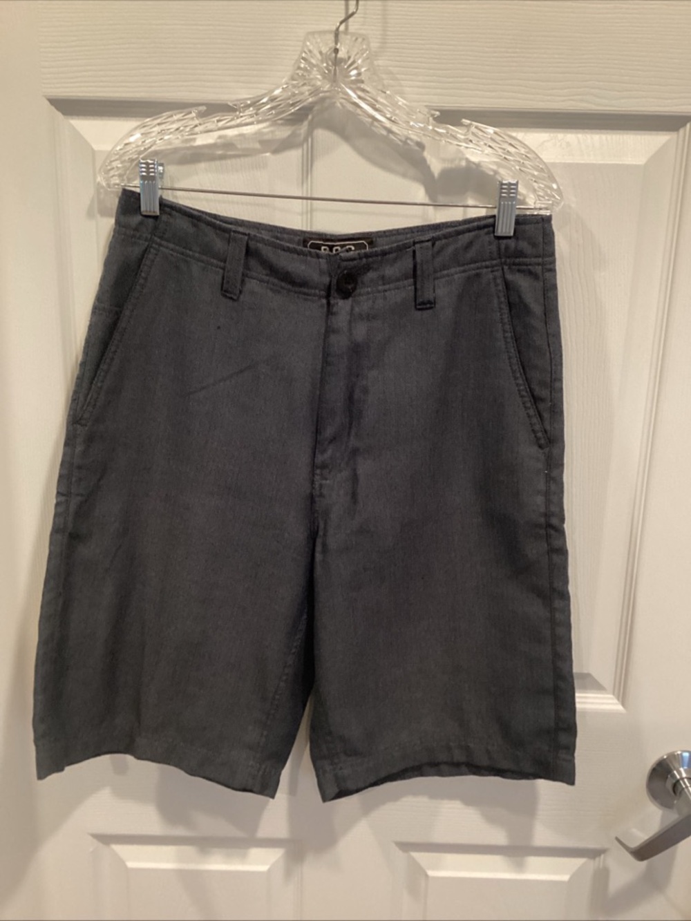 Men's Charcoal Gray Casual Shorts